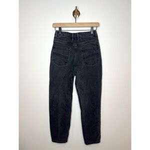 Collusion Black Wash Denim Mom Jean High Rise